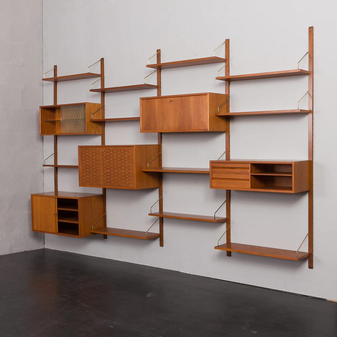 Modular teak bookcase by Poul Cadovius for Cado, 1960s 6