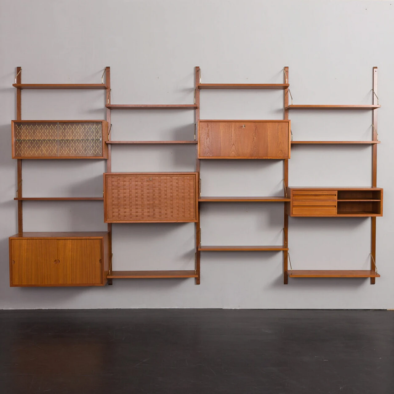 Modular teak bookcase by Poul Cadovius for Cado, 1960s 8