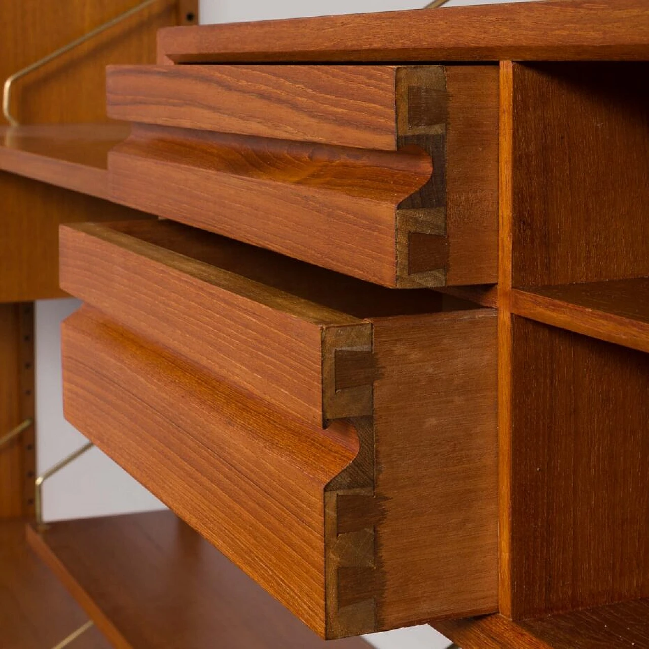 Modular teak bookcase by Poul Cadovius for Cado, 1960s 21