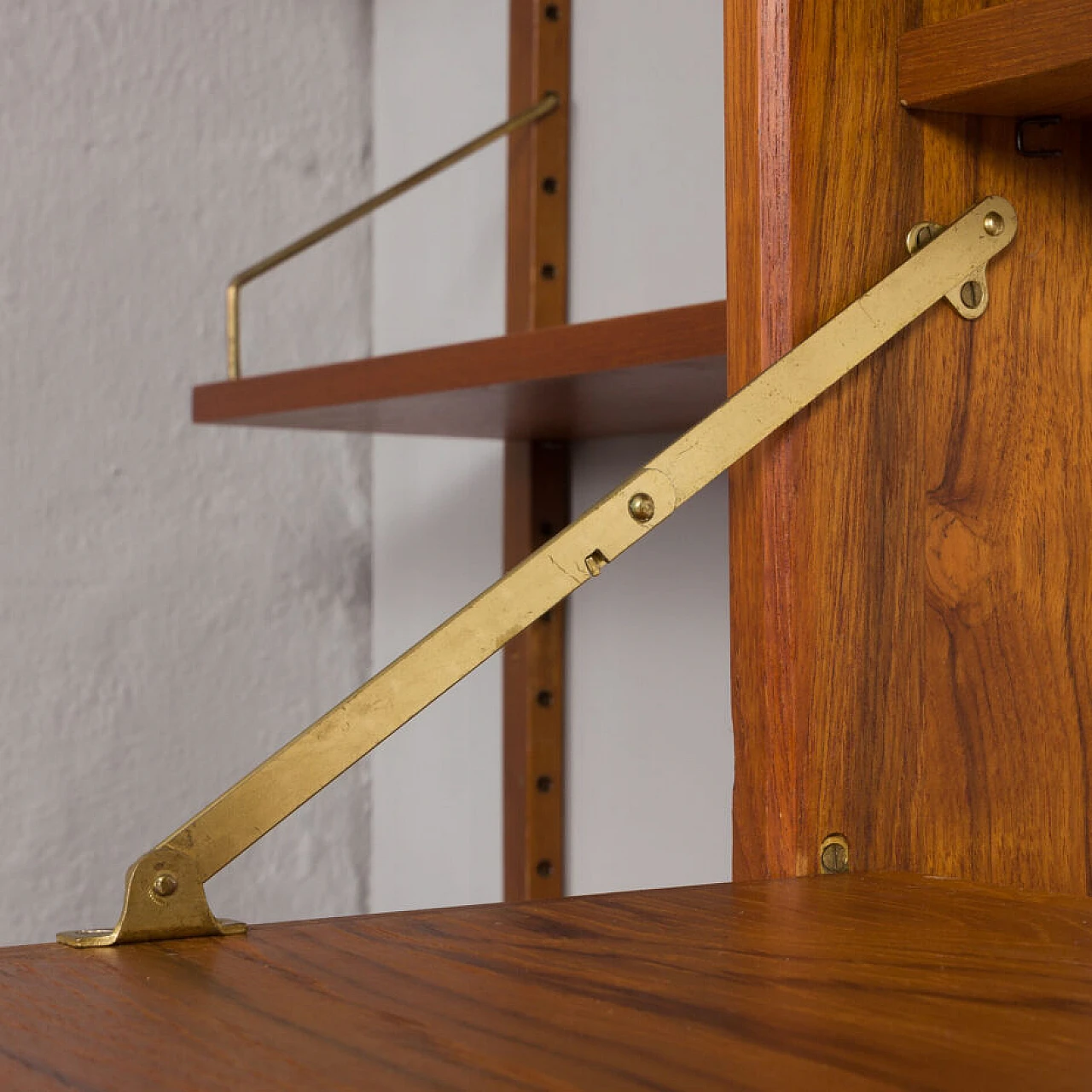 Modular teak bookcase by Poul Cadovius for Cado, 1960s 24