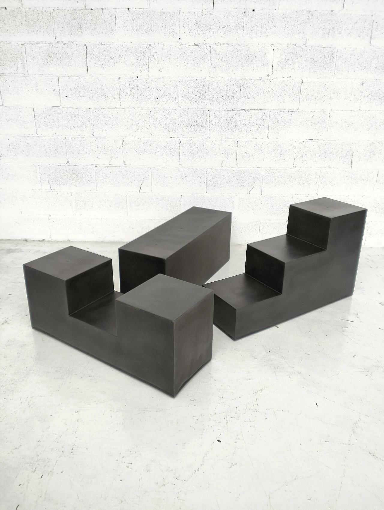 3 Gli Scacchi coffee tables by Mario Bellini for C&B Italia, 1970s 5