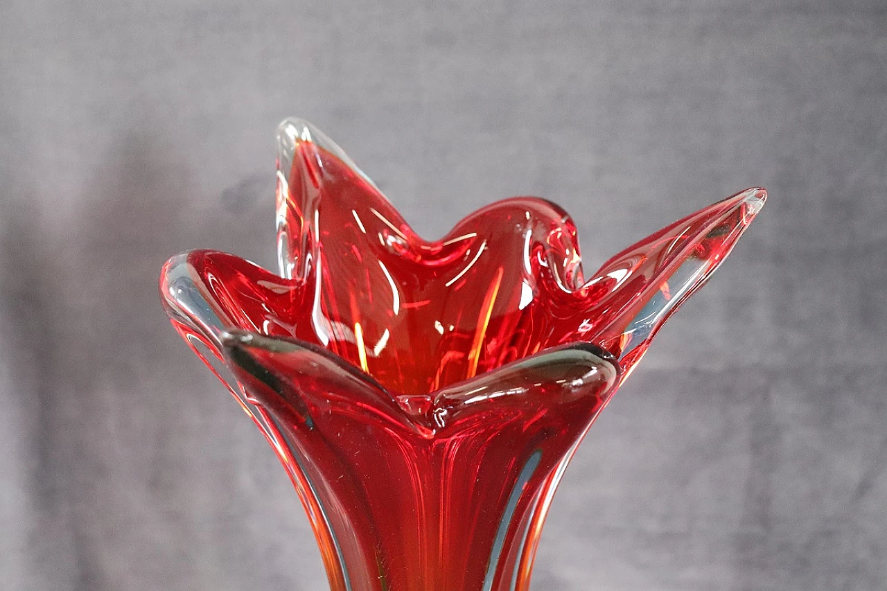 Murano glass vase, 1960s 5