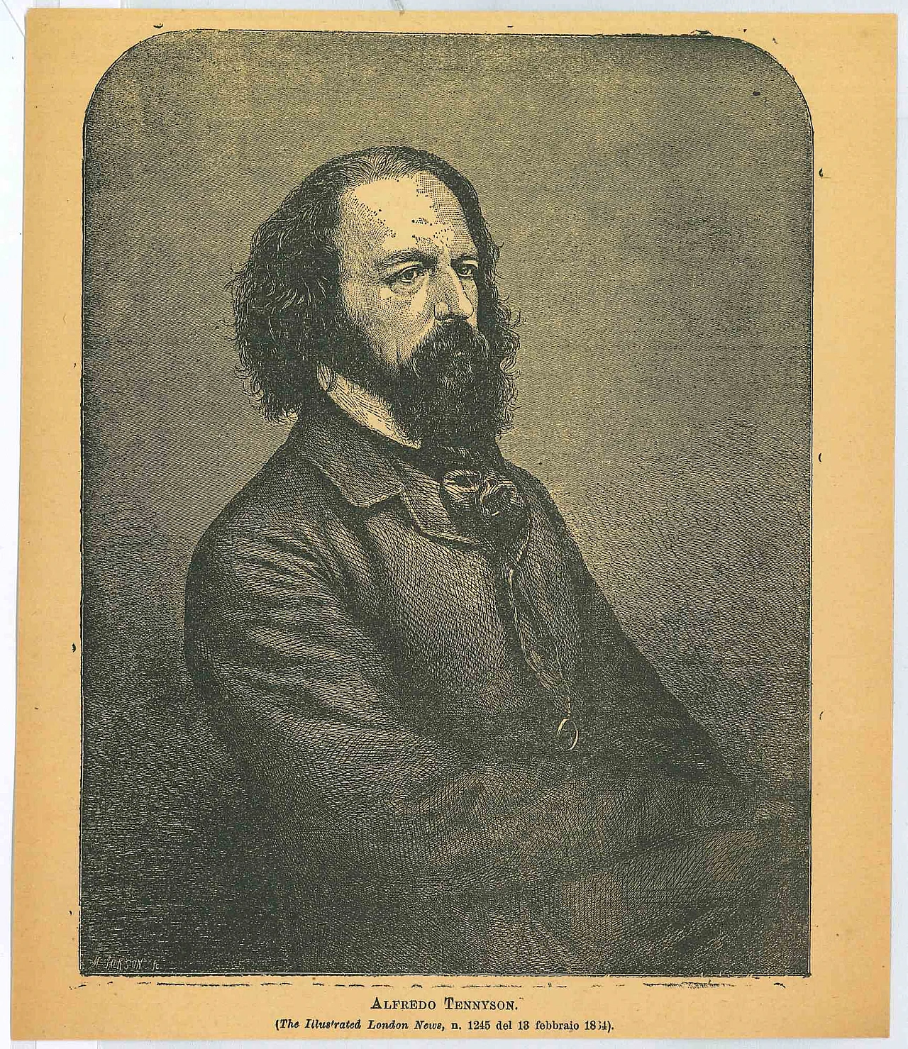 Portrait of Alfredo Tennyson, 19th century | intOndo