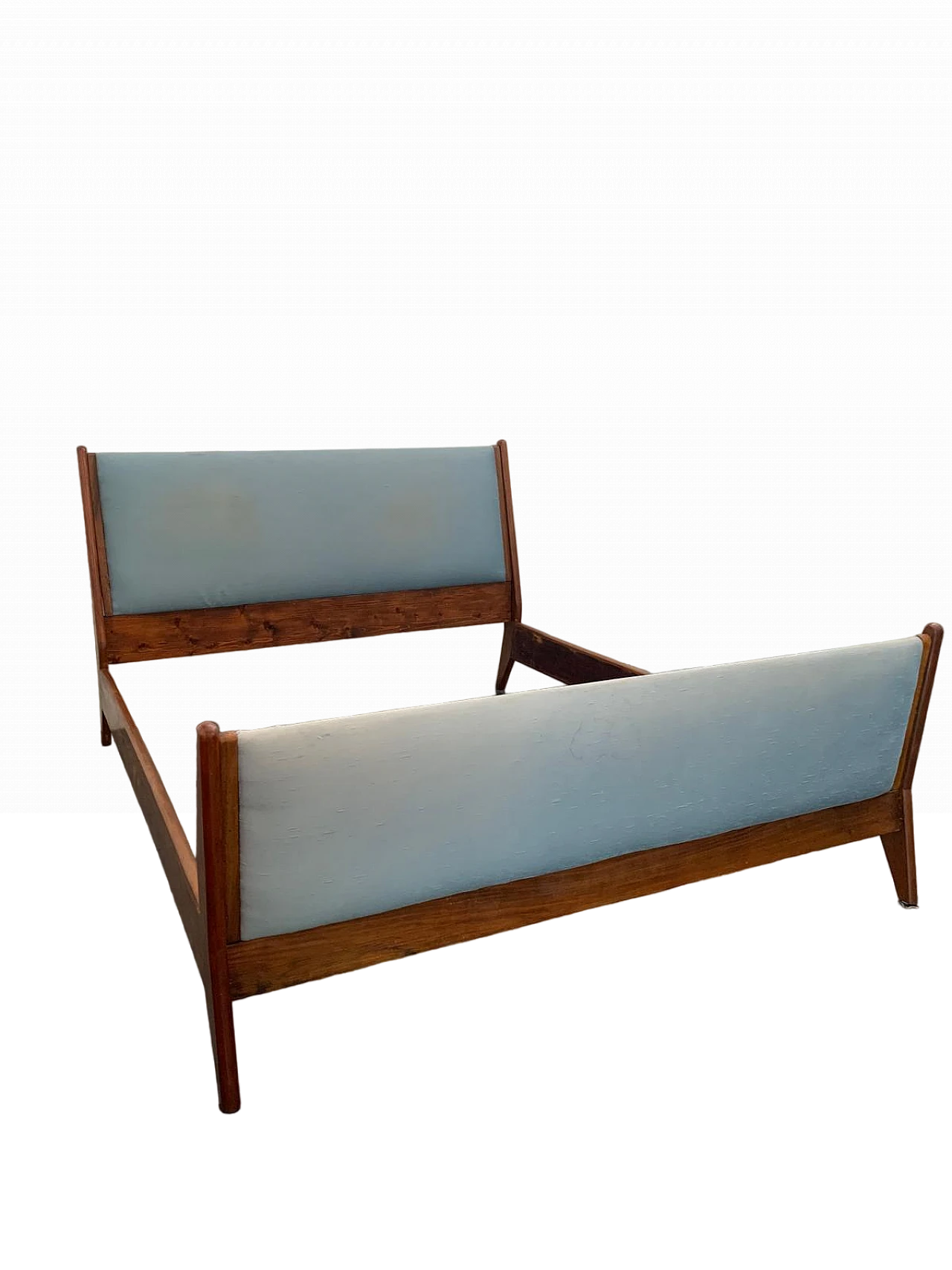 Rosewood and fabric bed by Frauflex, 1960s 17