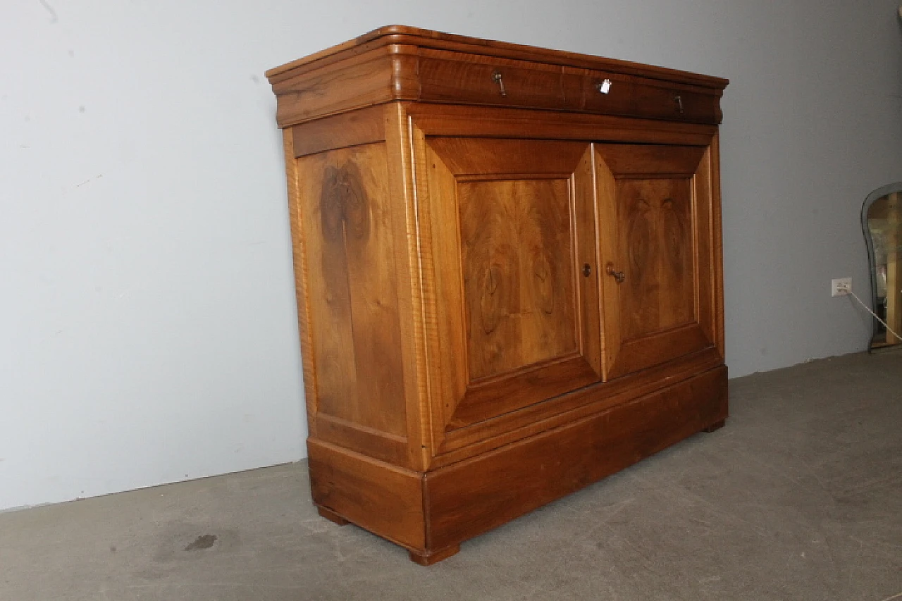 Louis Philippe blond walnut Capuchin sideboard, mid-19th century 1