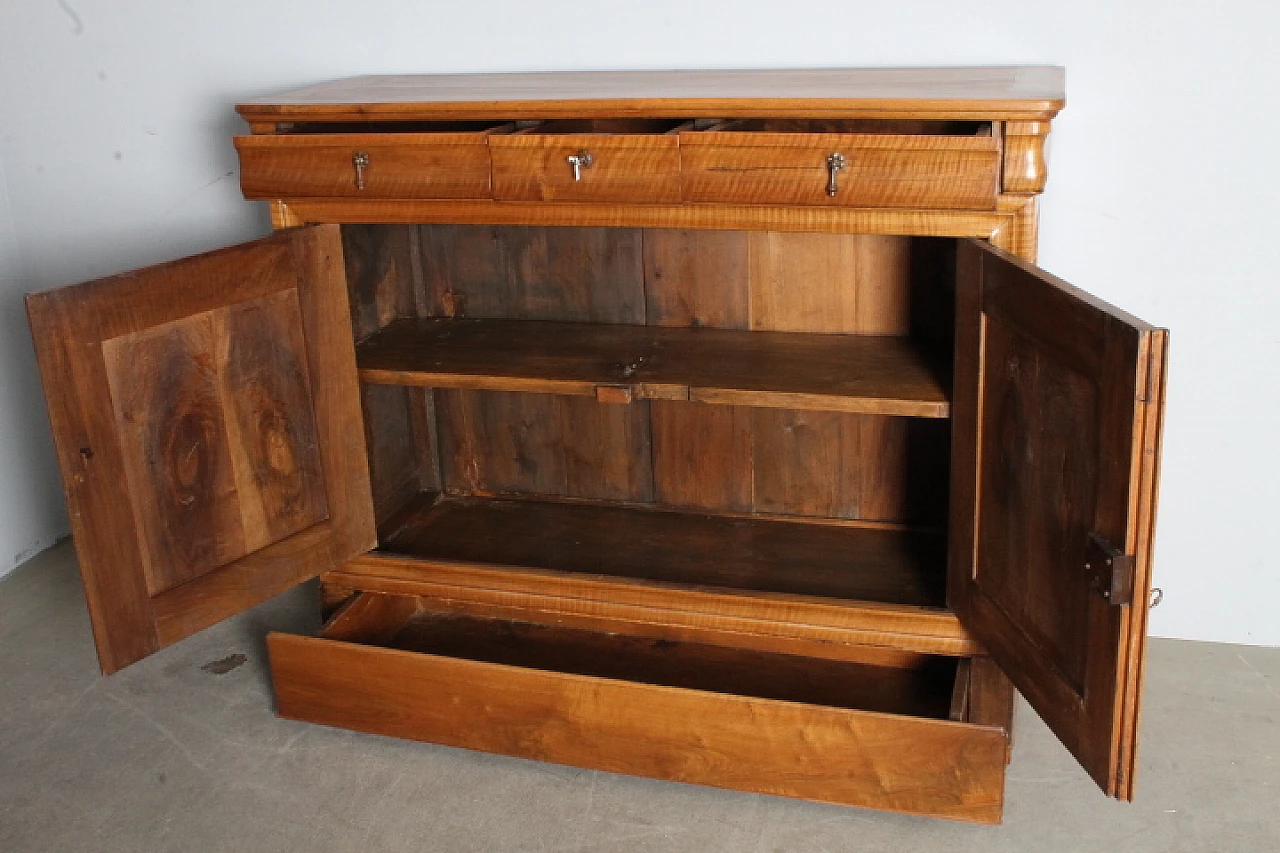 Louis Philippe blond walnut Capuchin sideboard, mid-19th century 3