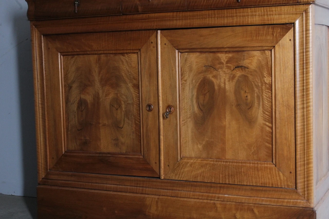 Louis Philippe blond walnut Capuchin sideboard, mid-19th century 7