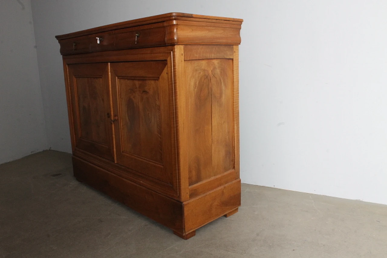 Louis Philippe blond walnut Capuchin sideboard, mid-19th century 9