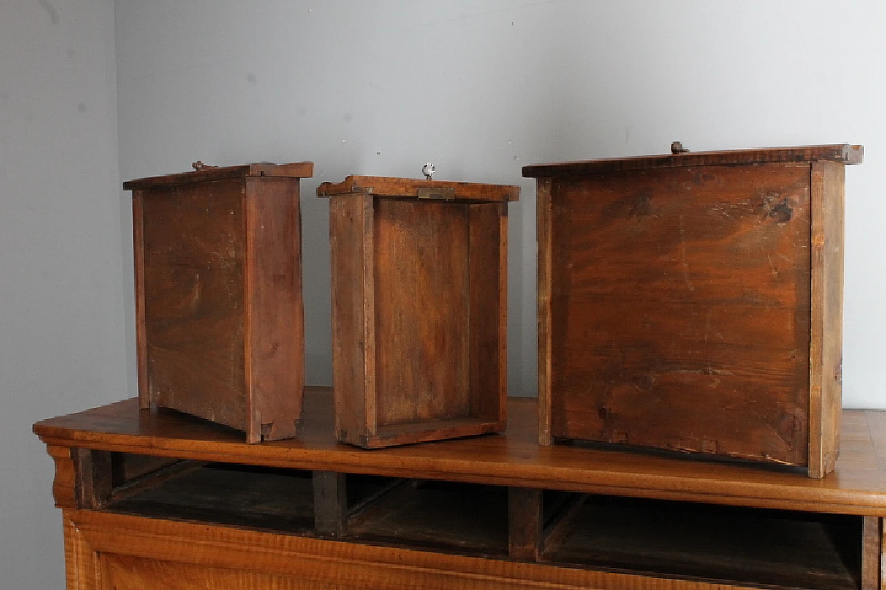 Louis Philippe blond walnut Capuchin sideboard, mid-19th century 12