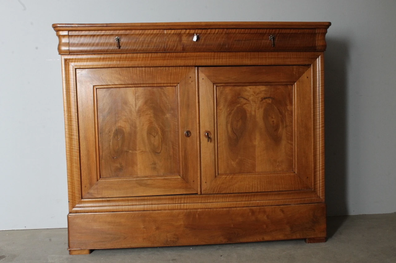 Louis Philippe blond walnut Capuchin sideboard, mid-19th century 16