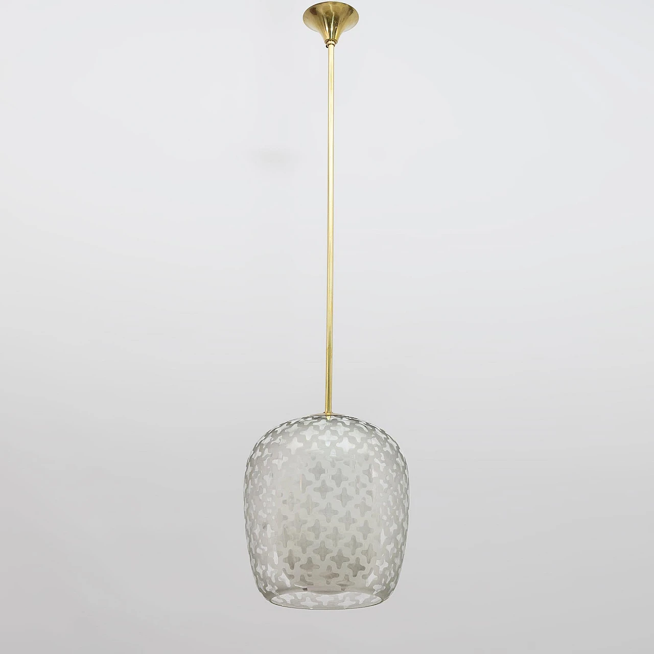 Cora chandelier by Wilhelm Wagenfeld for Peill & Putzler, 1950s 2