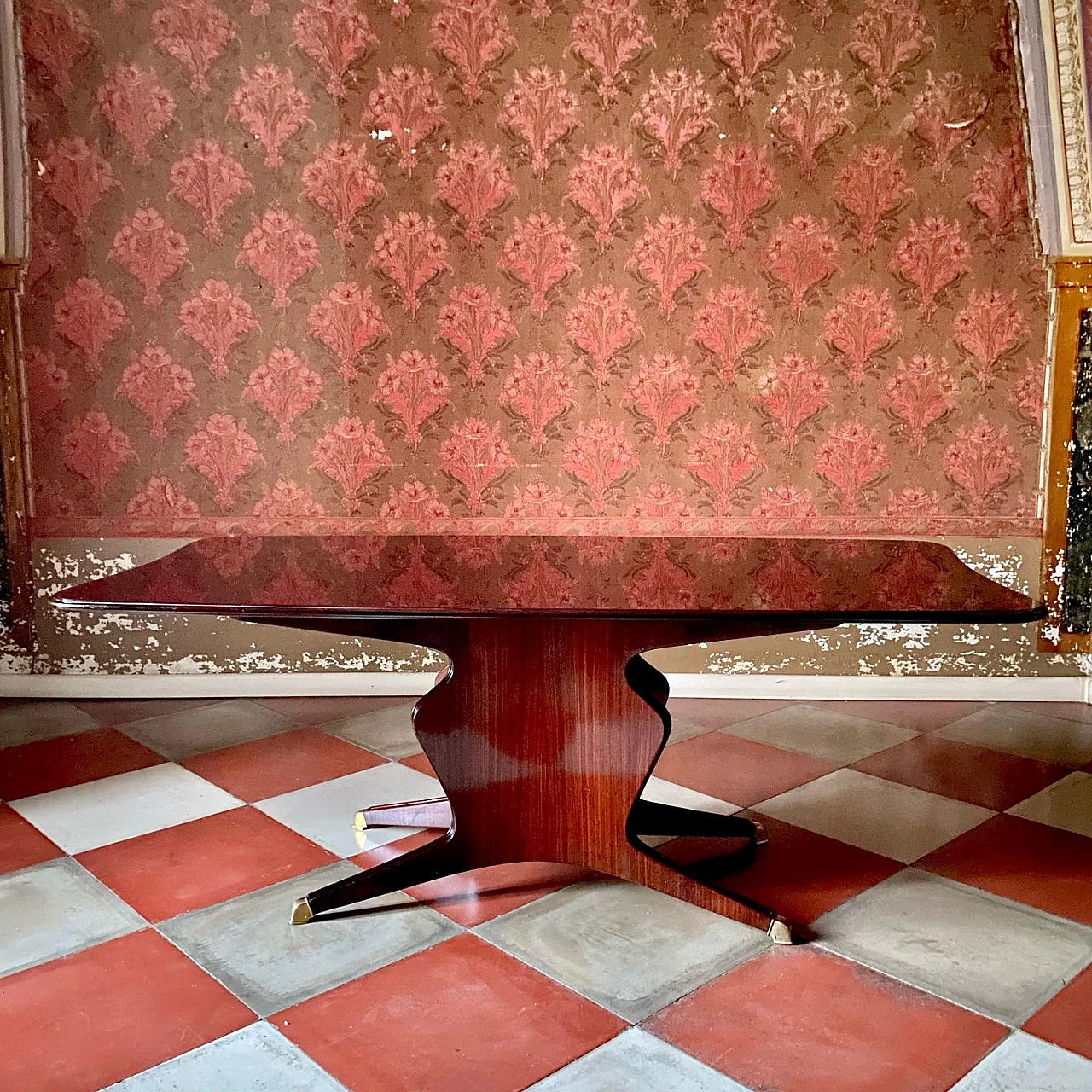 6 Chairs and table by O. Borsani for Atelier Borsani Varedo, 1950 10