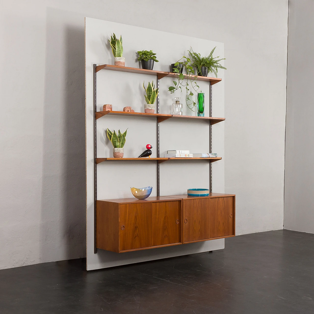 Two-bay bookcase by Kai Kristiansen for FM Møbler, 1960s 2