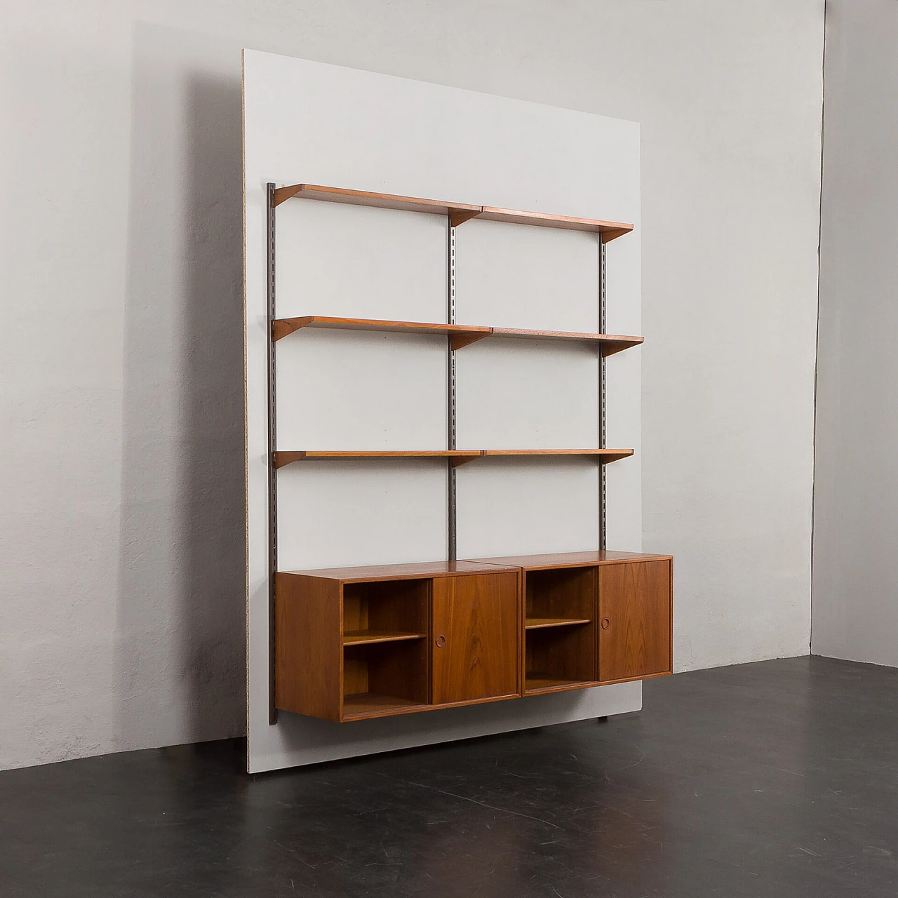 Two-bay bookcase by Kai Kristiansen for FM Møbler, 1960s 4