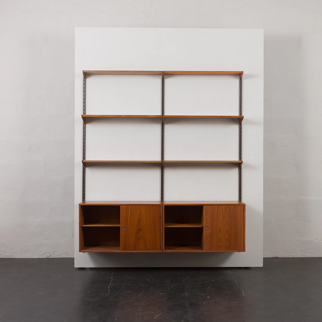 Two-bay bookcase by Kai Kristiansen for FM Møbler, 1960s 8