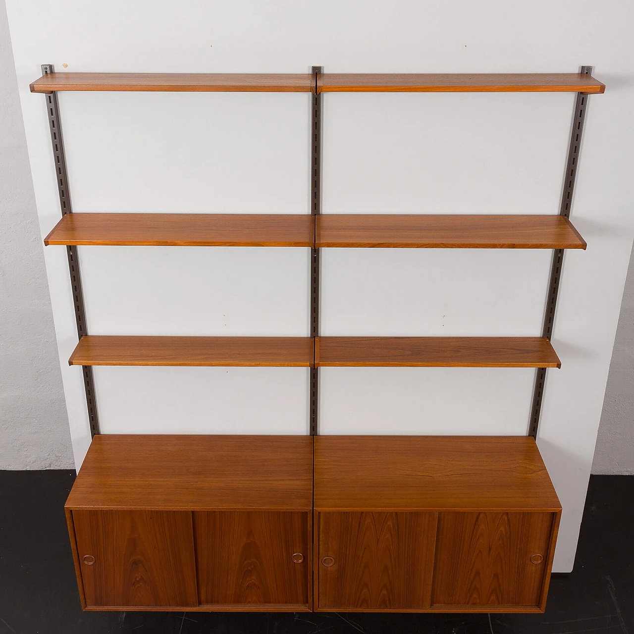 Two-bay bookcase by Kai Kristiansen for FM Møbler, 1960s 9