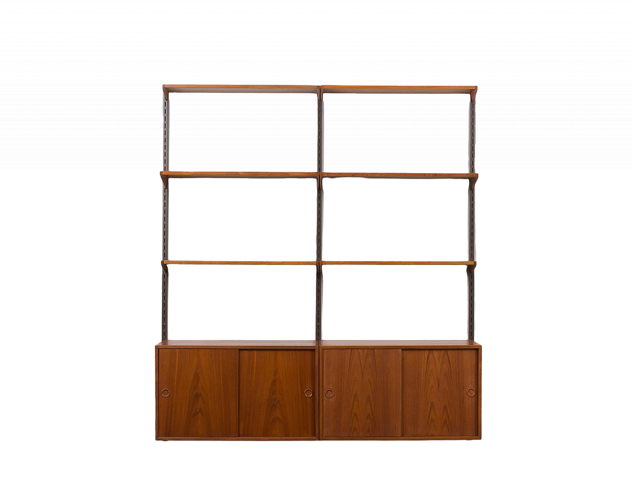 Two-bay bookcase by Kai Kristiansen for FM Møbler, 1960s 21