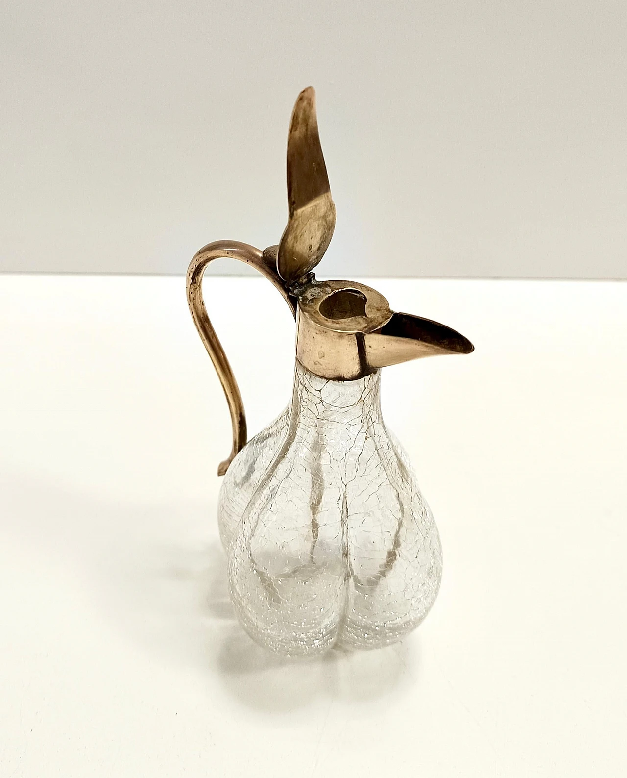 Brass and Murano glass liquor decanter, 1920s 8