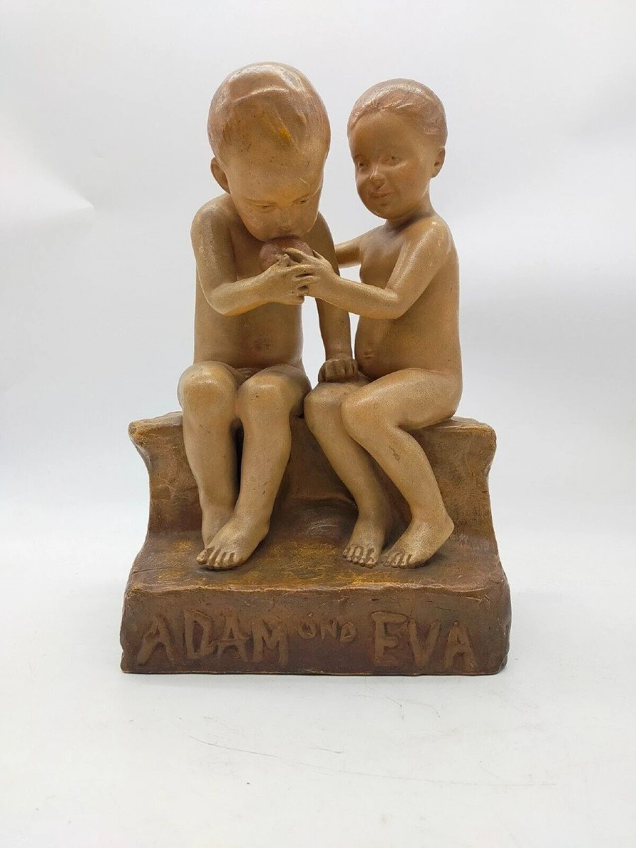 Goldscheider - Jaray, Adam and Eve, terracotta sculpture, 1930s 1