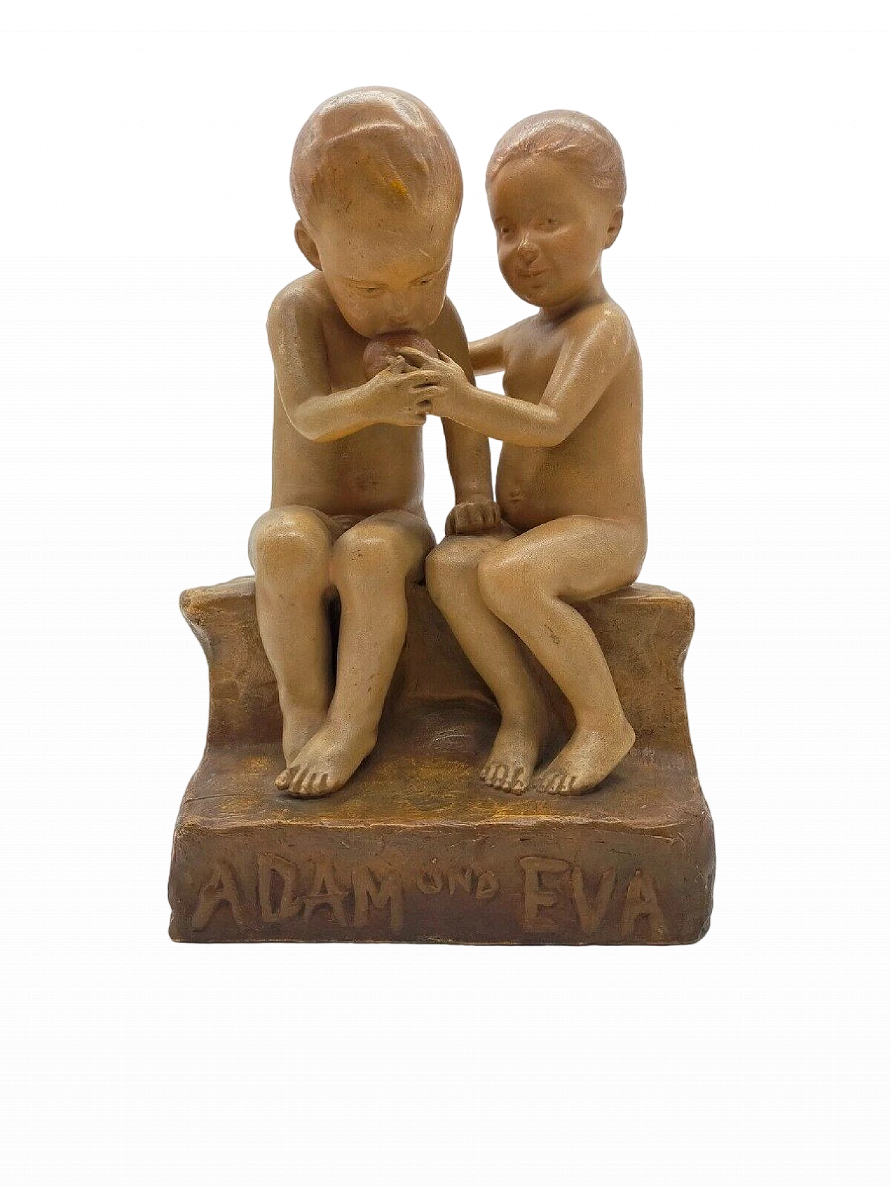 Goldscheider - Jaray, Adam and Eve, terracotta sculpture, 1930s 2