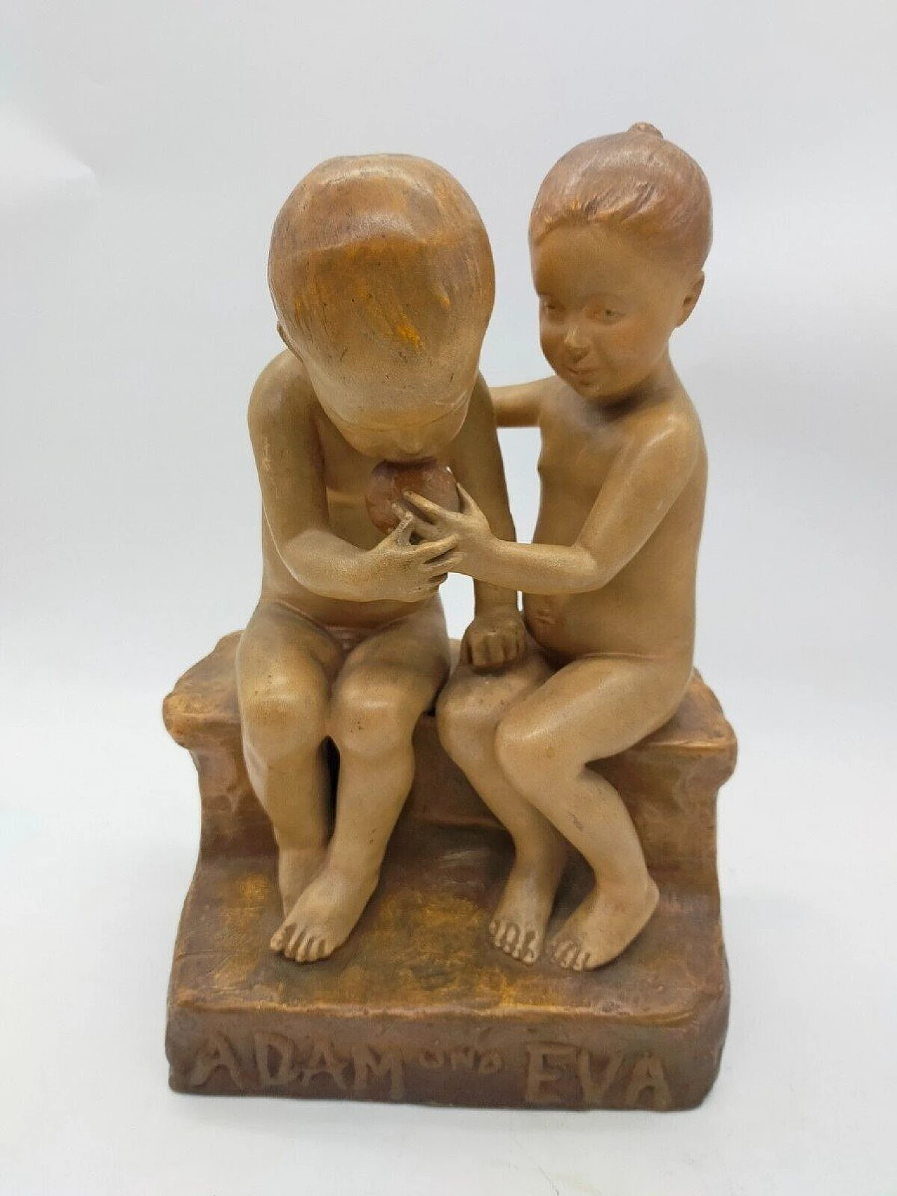 Goldscheider - Jaray, Adam and Eve, terracotta sculpture, 1930s 3