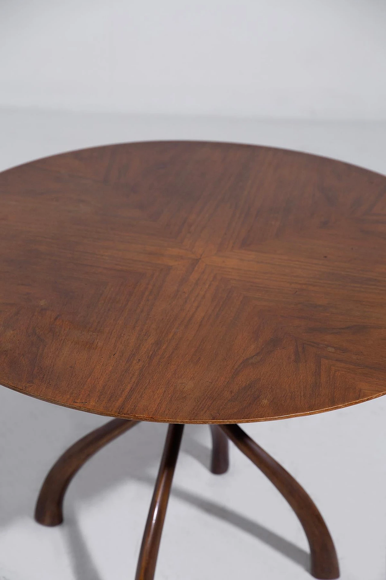 Walnut coffee table by Cesare Lacca, 1950s 3