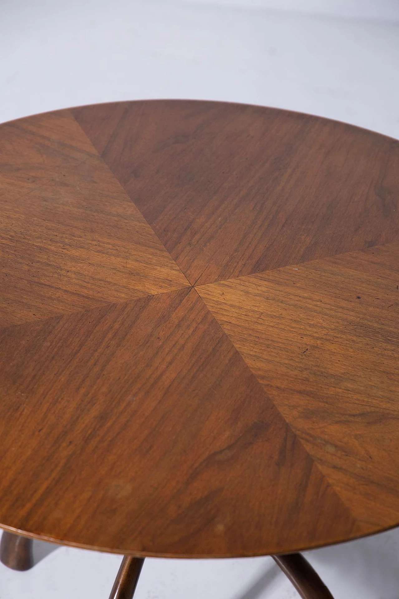 Walnut coffee table by Cesare Lacca, 1950s 7