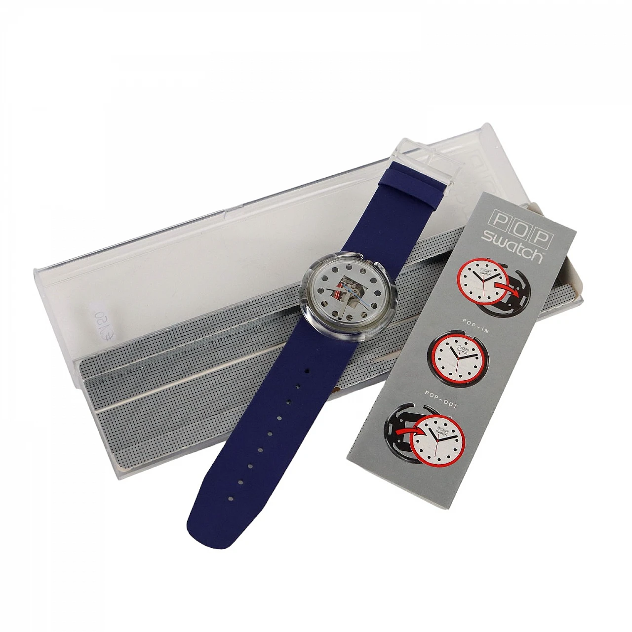 Swatch Pop PW144 Legal Blue resistente all'acqua, 1990 1