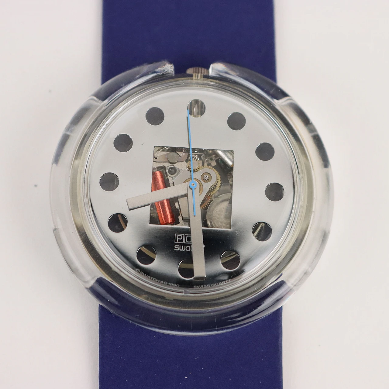 Swatch Pop PW144 Legal Blue resistente all'acqua, 1990 3