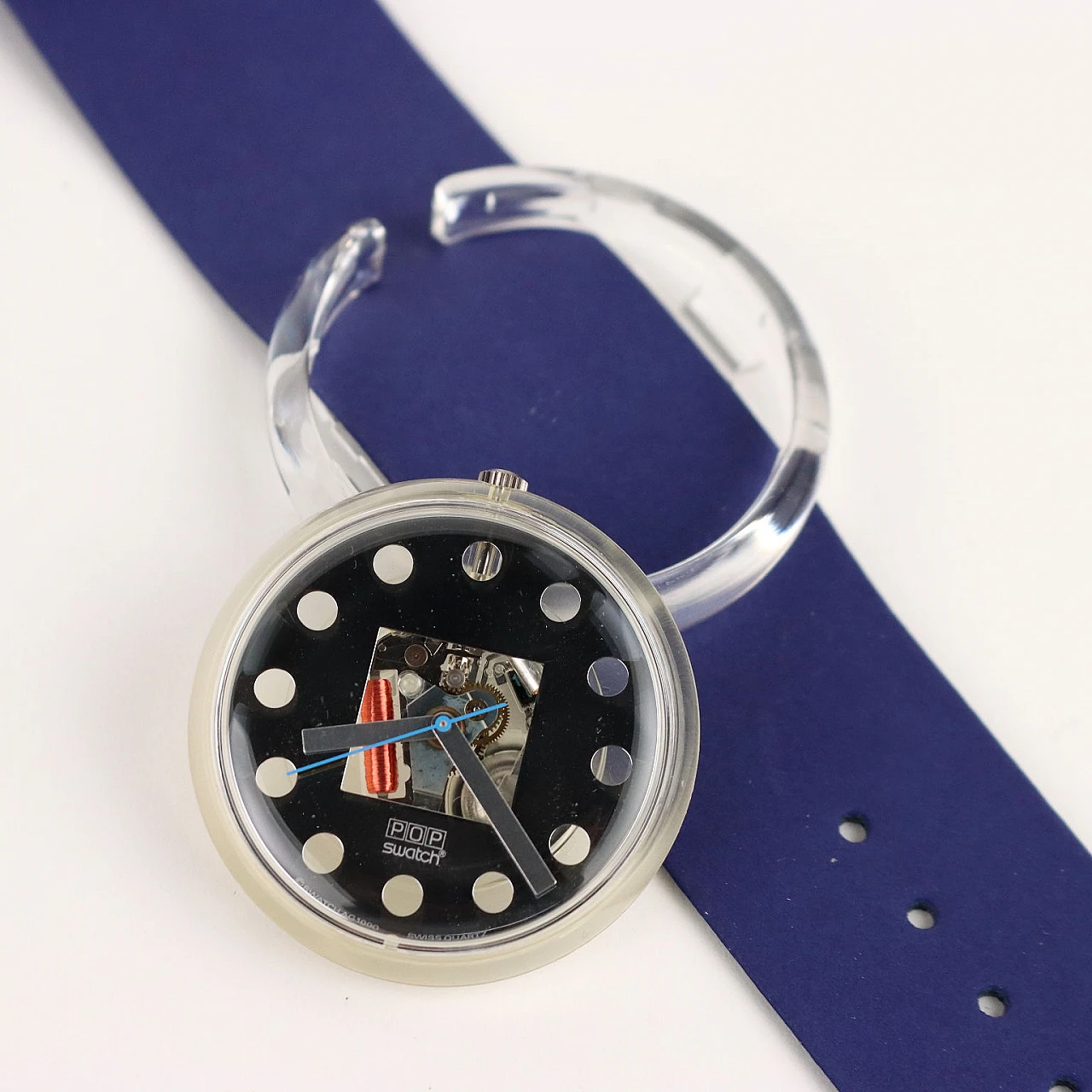 Swatch Pop PW144 Legal Blue resistente all'acqua, 1990 4