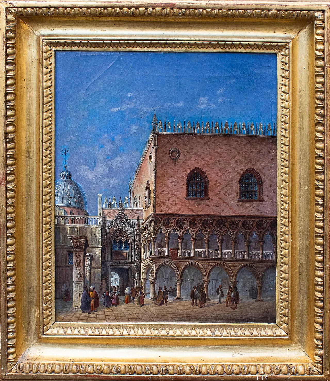 J. B. Kreitmayr, View of the Ducal Palace, oil on canvas, 1848 1