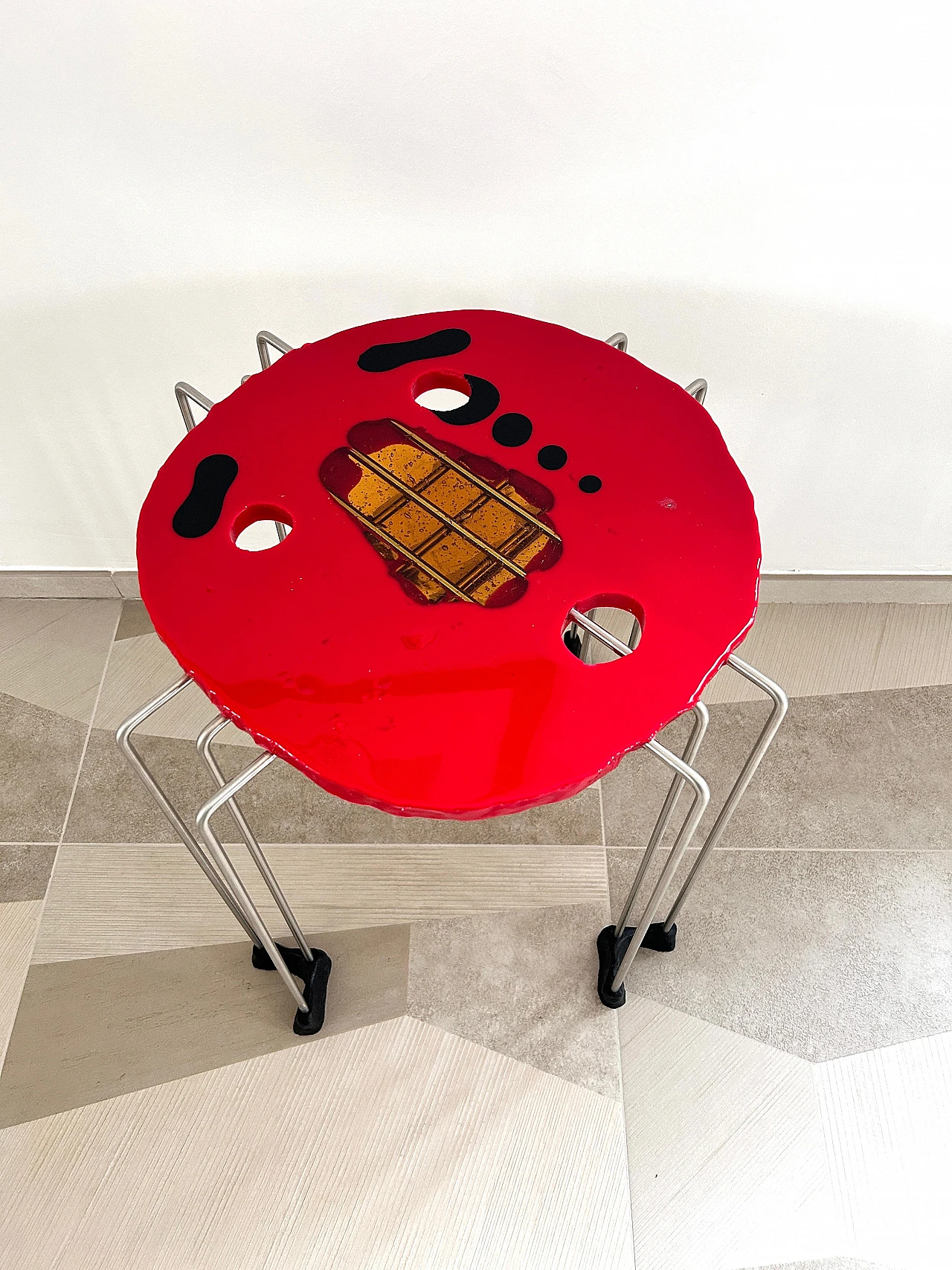 Tavolino Triple Play di Gaetano Pesce per Fish Design, 2018 3