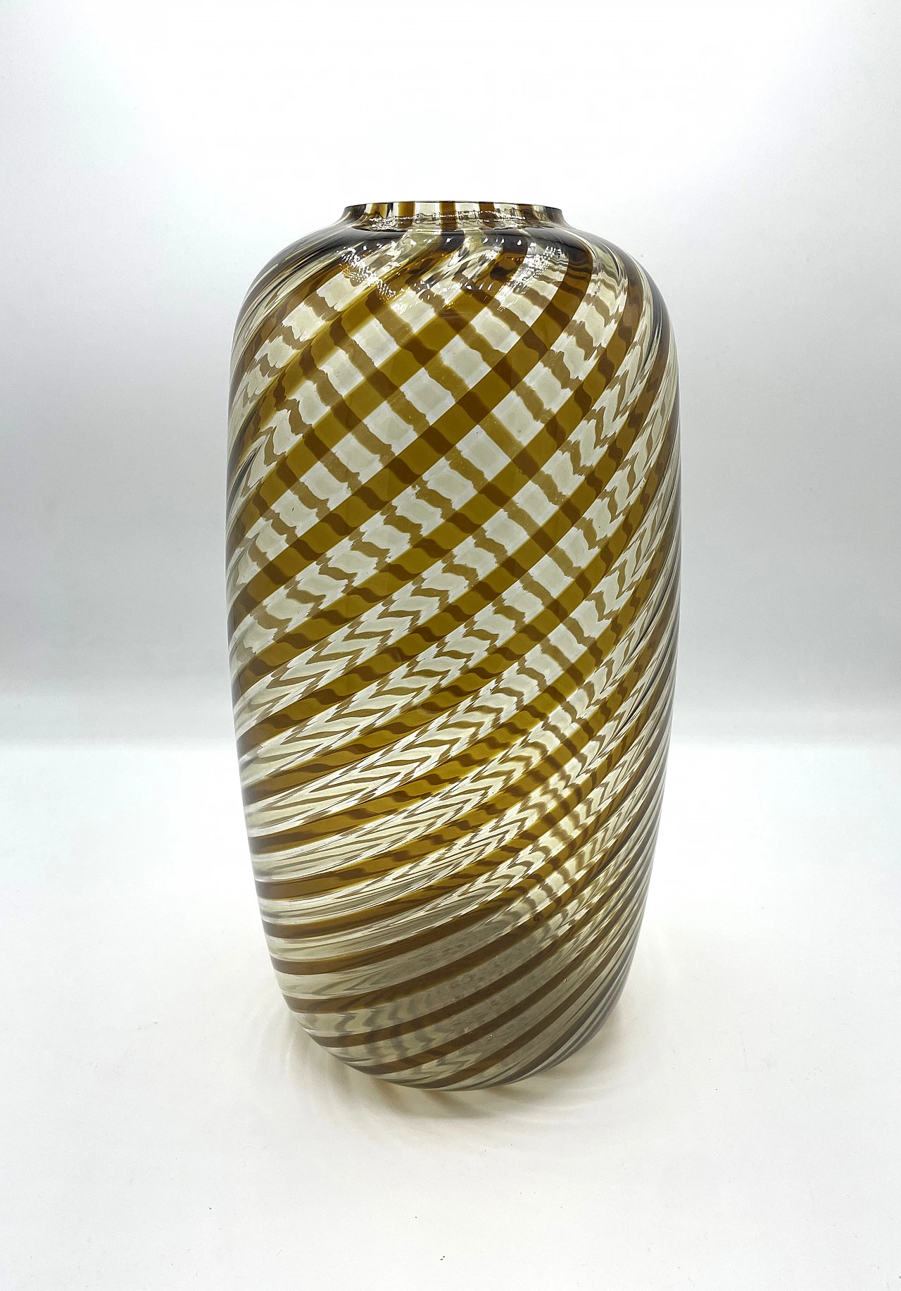 Twisted reed vase by Fulvio Bianconi for Venini, 1993 1