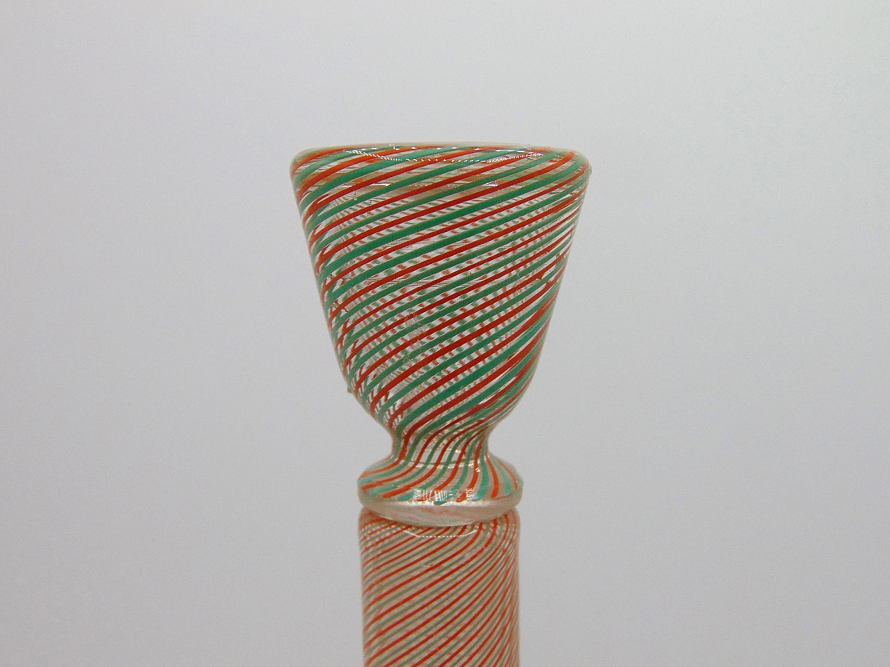 Half filigree bottle by Paolo Venini, 1960s 2