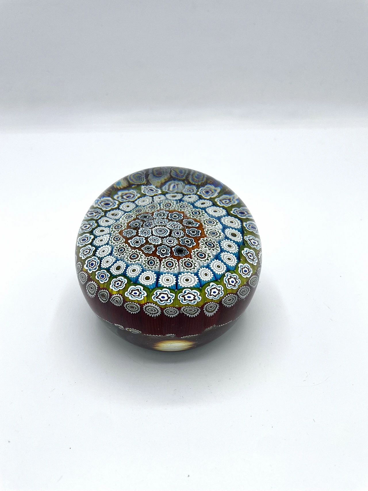 Glass paperweight with murrine by Barovier & Toso, 1970s 1