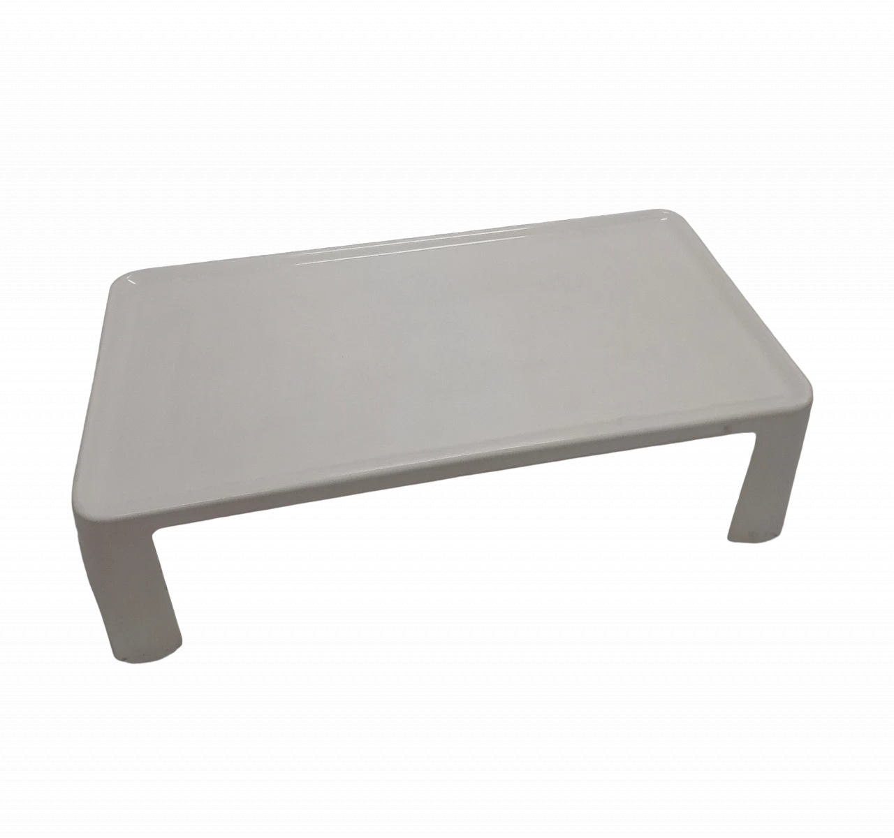 White plastic Amanta coffee table by Mario Bellini for B&B, 1960s 8