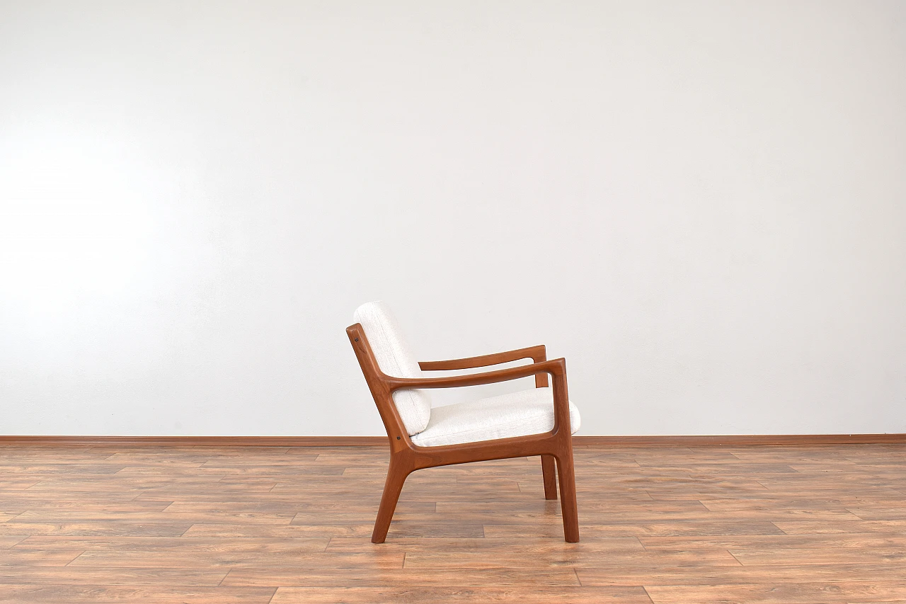 Pair of teak Senator armchairs by Ole Wanscher for Cado, 1960s 7