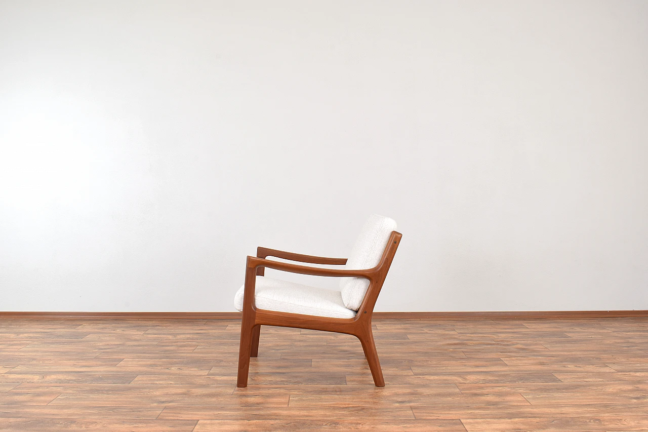 Pair of teak Senator armchairs by Ole Wanscher for Cado, 1960s 8