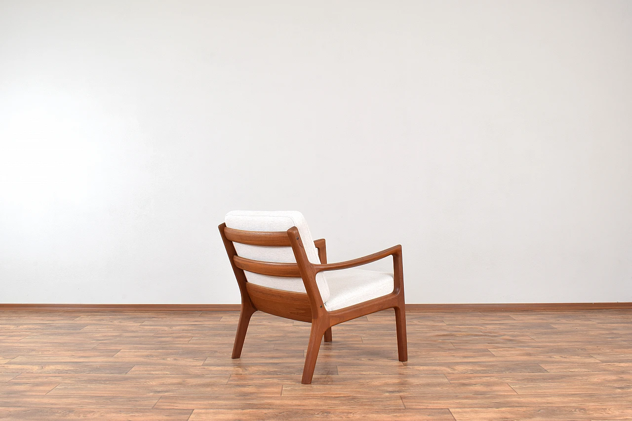 Pair of teak Senator armchairs by Ole Wanscher for Cado, 1960s 9