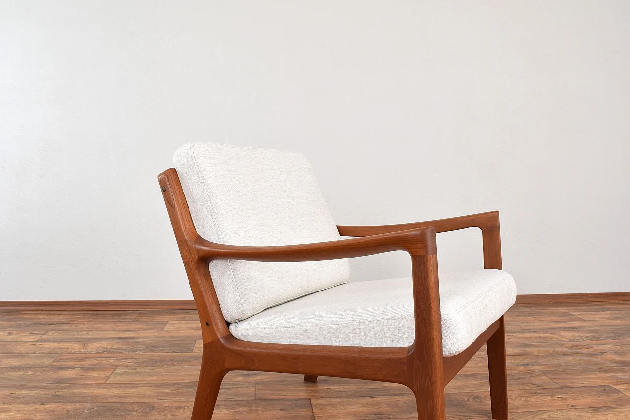 Pair of teak Senator armchairs by Ole Wanscher for Cado, 1960s 12