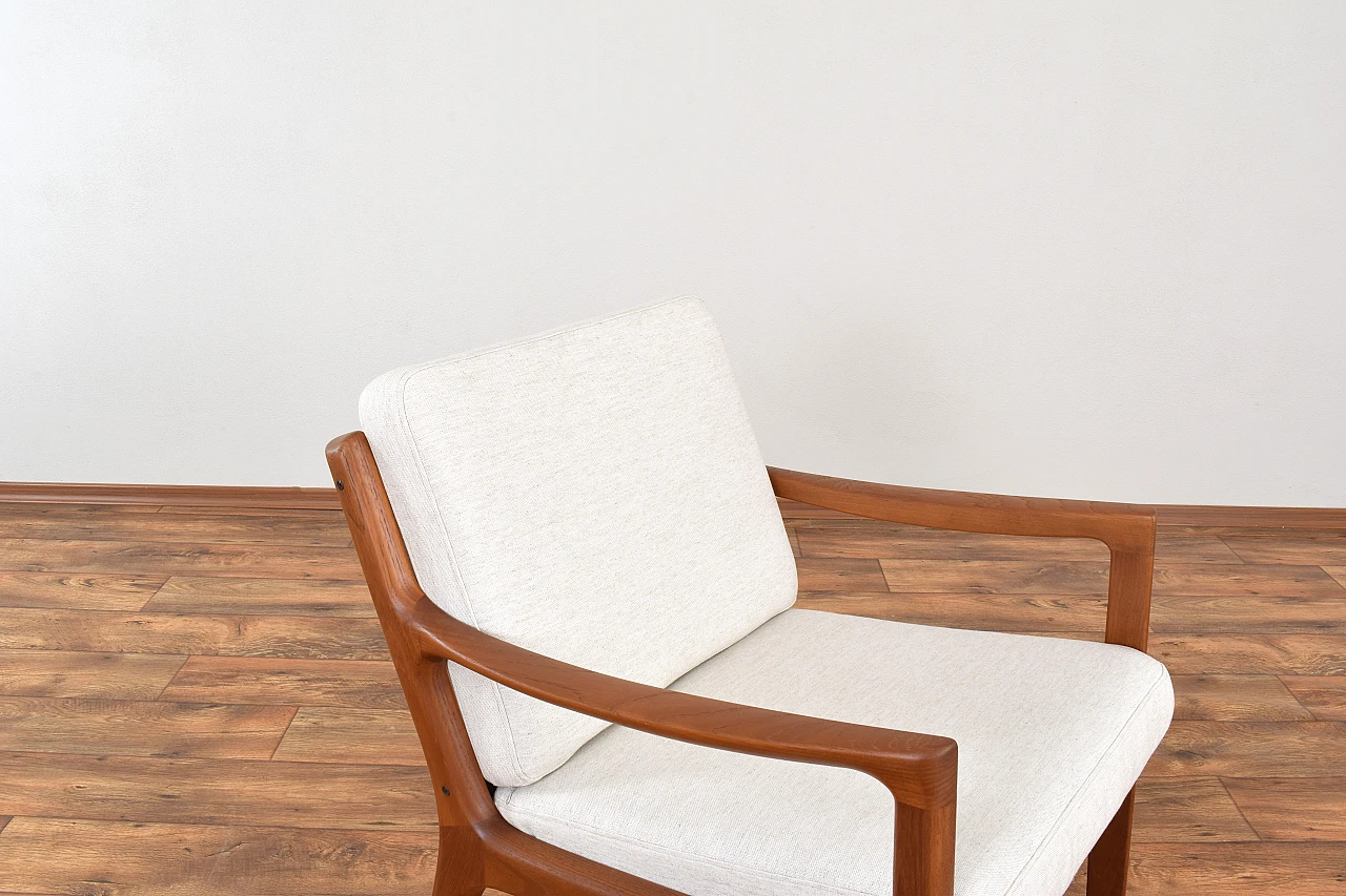 Pair of teak Senator armchairs by Ole Wanscher for Cado, 1960s 13