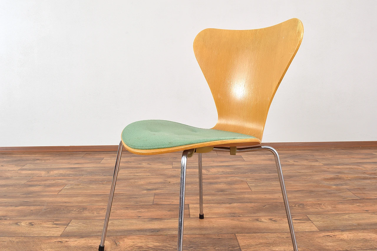 6 Sedie 3107 di Arne Jacobsen per Fritz Hansen, 1987 9