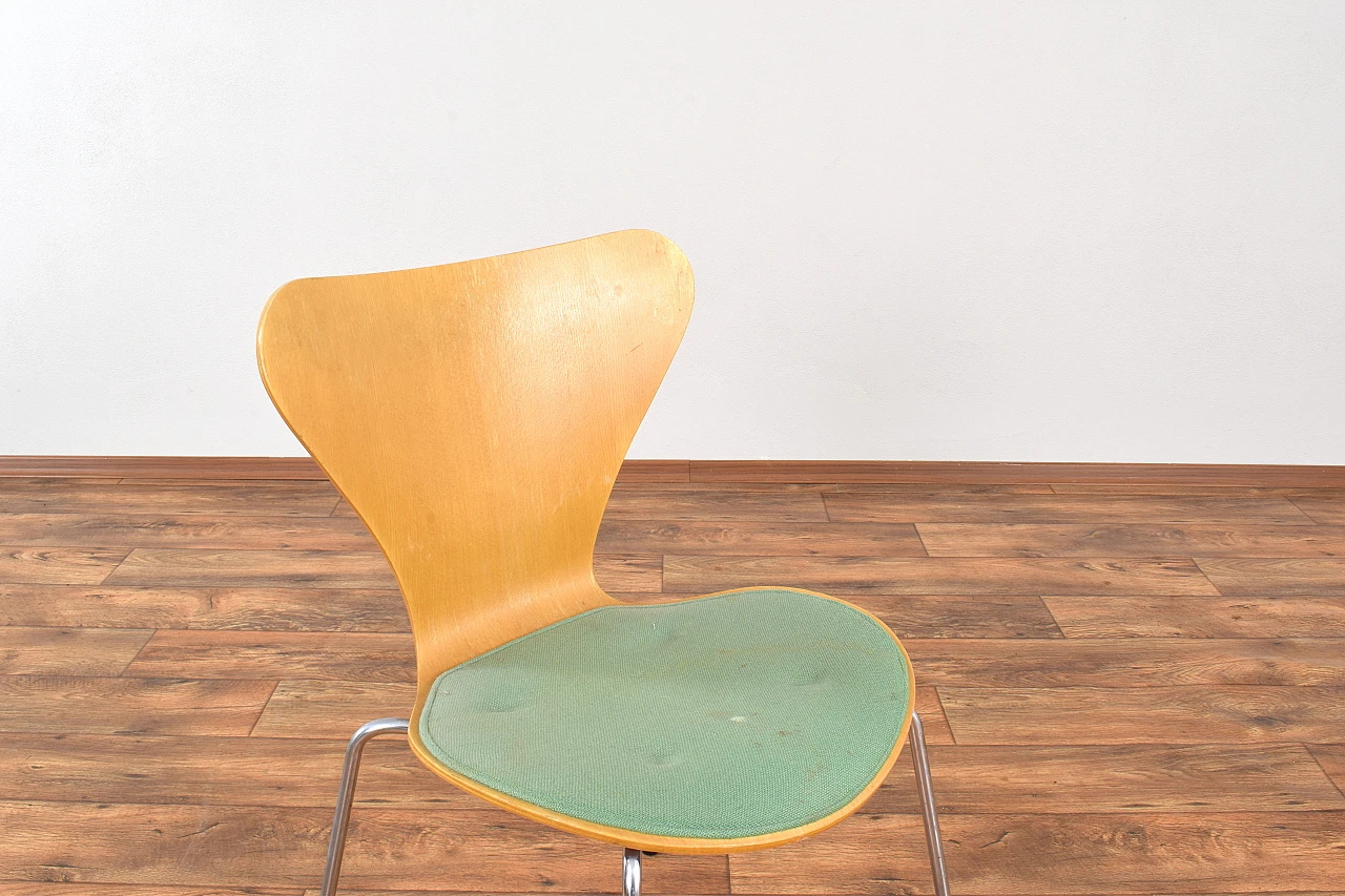 6 Sedie 3107 di Arne Jacobsen per Fritz Hansen, 1987 10