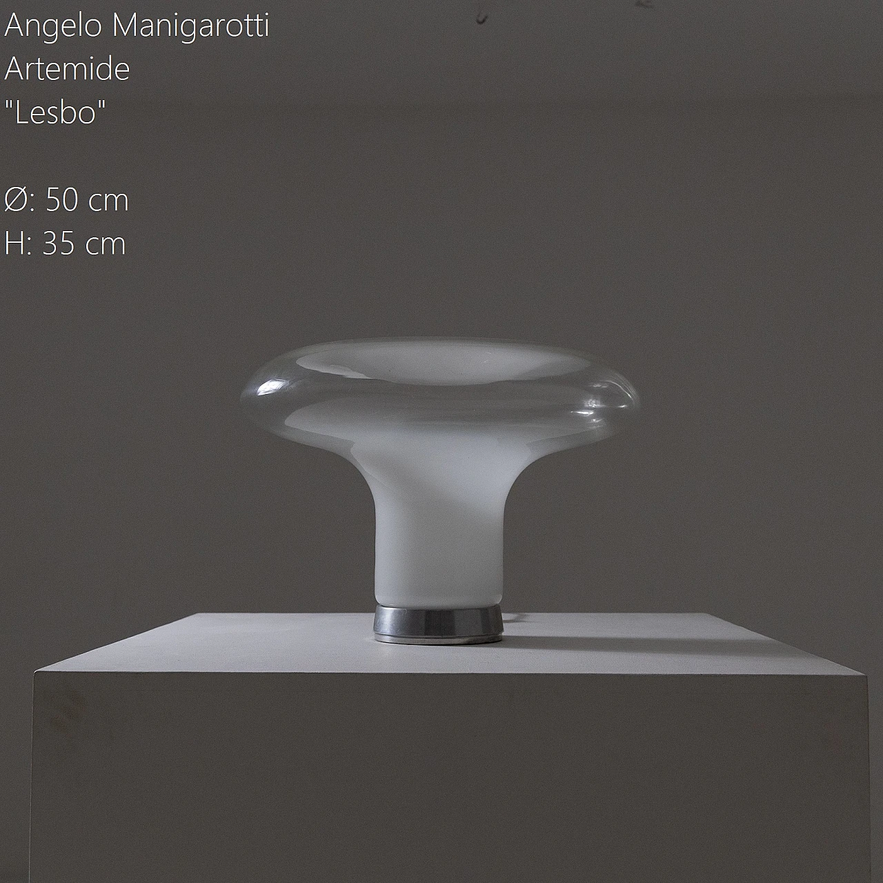 Lesbo table lamp by A. Mangiarotti for Artemide, 1960s 10