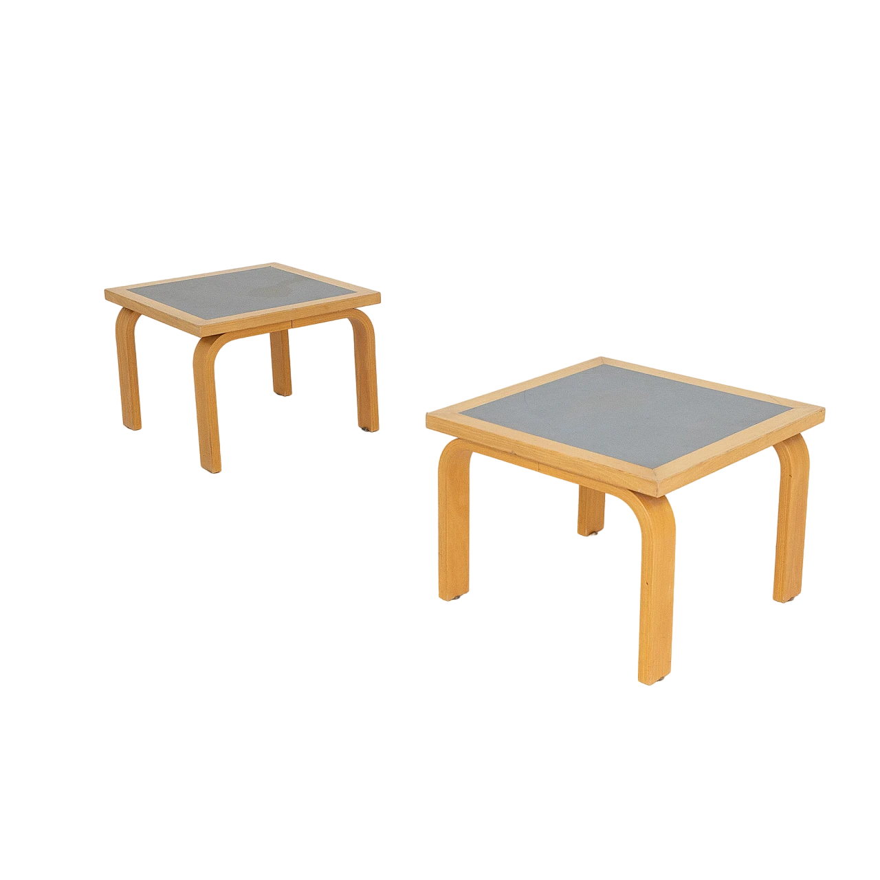 Pair of coffee tables by Thygesen & Sorensen for Magnus Olesen, 1980s 2