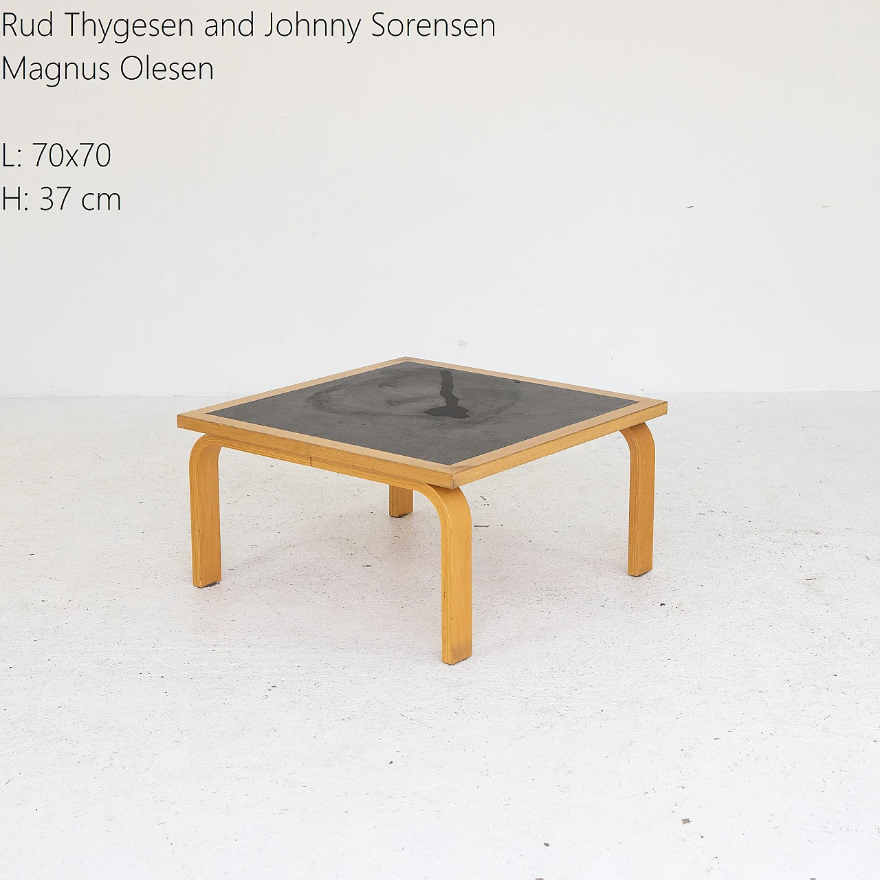 Coffee table by Thygesen and Sorensen for Magnus Olesen, 1980s 7