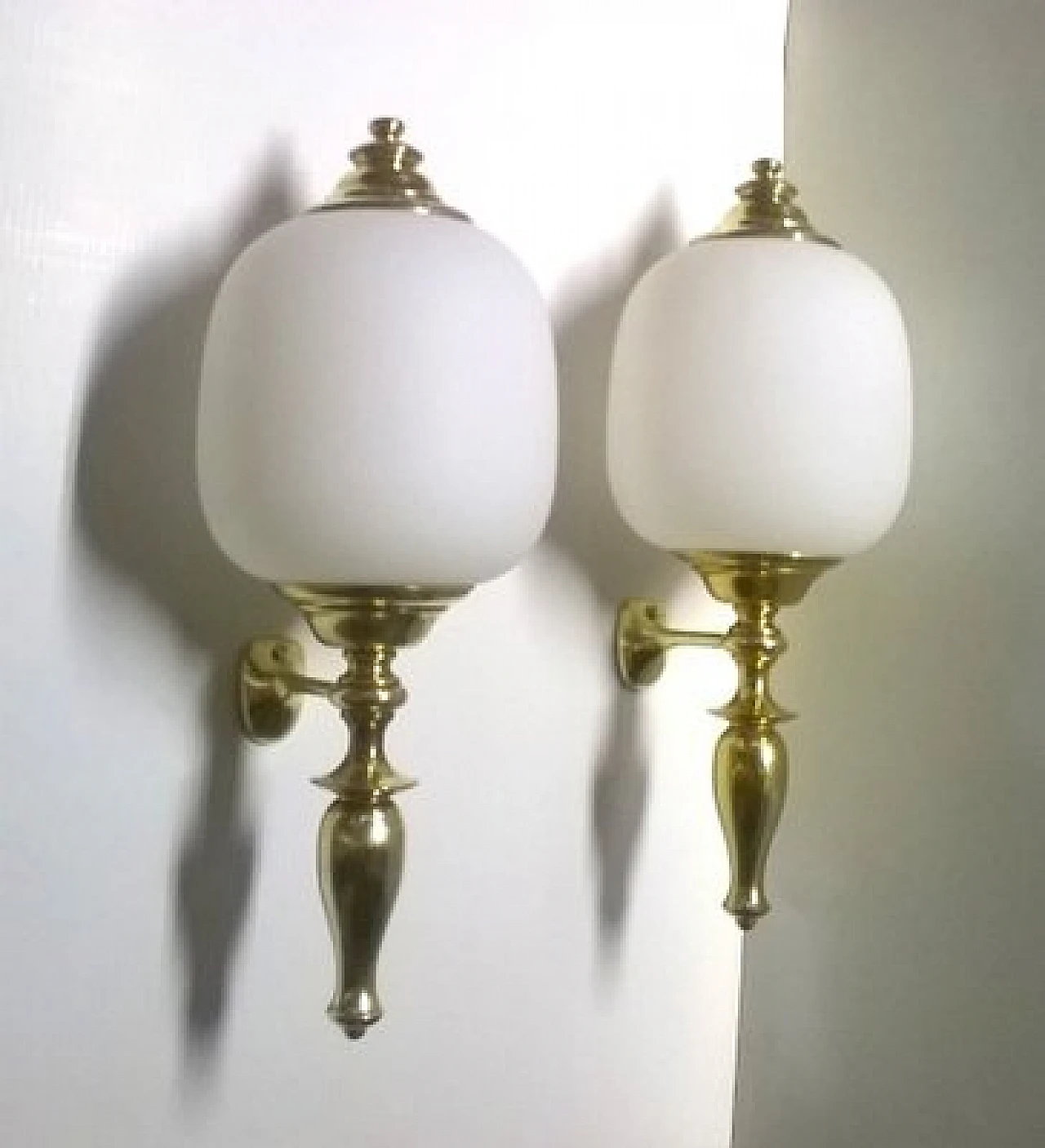 Pair of wall lamps by Azucena, 1950s 3