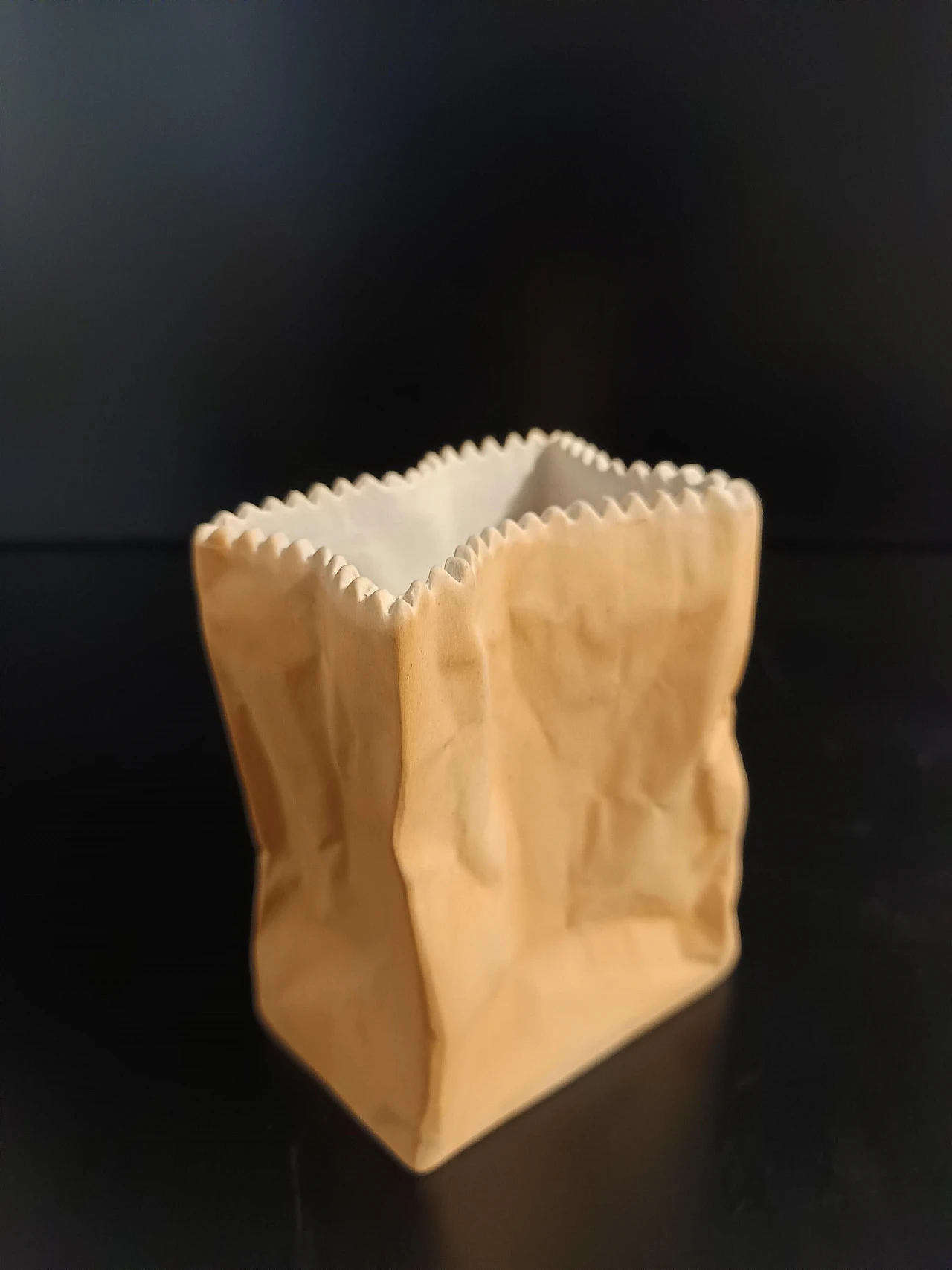 Paper Bag vase by Tapio Wirkkala for Rosenthal, 1990s 8