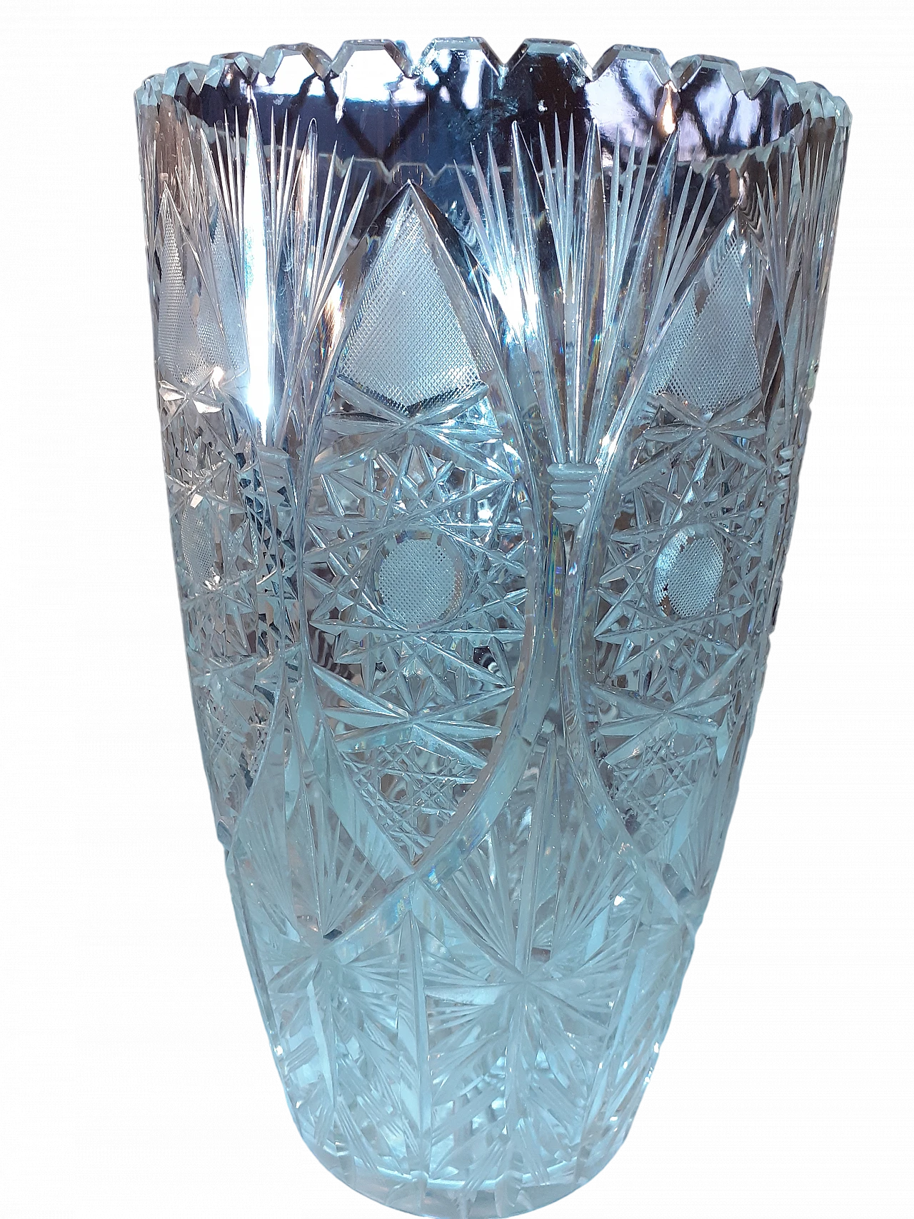 Bohemia crystal vase, 1960s 9