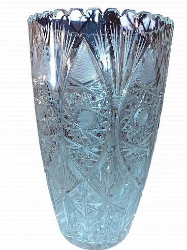 Bohemia crystal vase, 1960s